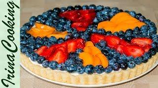 CHEESECAKE with shortcrust pastry and fruit  Neutral fruit and cake gel