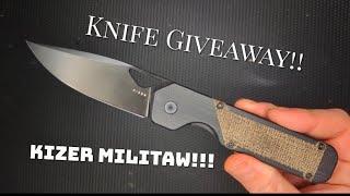 Monthly Knife Giveaway!!!