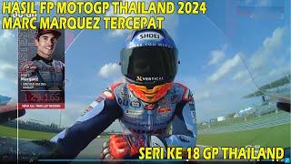 HASIL FP MOTOGP THAILAND 2024 ~ MARC MARQUEZ TERCEPAT LATIHAN BEBAS MARTIN KE 2