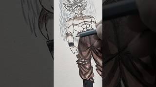 Drawing goku ultra instinct || dragon ball characters drawing || #animedrawing #goku #vegeta #art