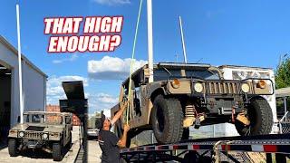 Preparing the HUMVEE To Drive Completely Underwater!!! (24' Snorkels)