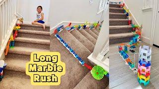 HOW TO BUILD MARBLE RUSH ON STAIRS #marblerun #vtech #marblerush #45 @timothyspreciousmoments
