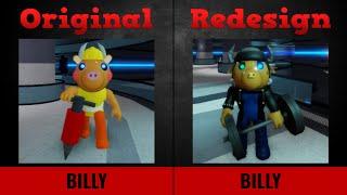 Piggy Skin Redesigns vs Original Characters Official!