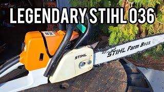 The Legendary Stihl 036 Vintage Chainsaw