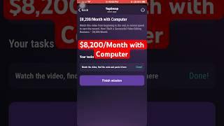 $8,200/Month with Computer | Tapswap code || tapswap code $8,200/Month with Computer #tapswap#crypto