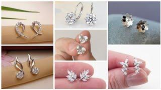 beautiful and classy silver earrings design ideas