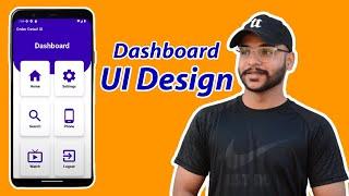 Dashboard UI Design Using Grid Layout in Android Studio