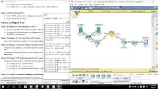 [CCNA Security] 2.6.1.3 Packet Tracer - Configure Cisco Routers for Syslog, NTP, and SSH Operations