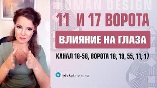 11 и 17 ворота в Дизайне Человека. Влияние на глаза и лишний вес — Human Design