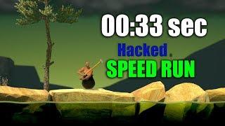 Getting Over It Finished In Under 33sec (Hacked Speedrun)