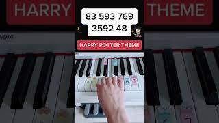 Harry Potter Theme (Piano Tutorial) #harrypottermusic #harrypotterthemesong #pianotutorialeasy