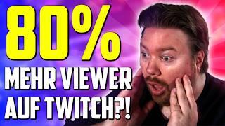 So bekommst du bis zu 80% MEHR VIEWER auf Twitch!