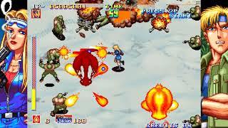 Shock Troopers (Neo Geo) Playthrough - All 3 Routes