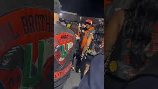 Kings of Cali SacTown #48nation Soul Brothers MC pull up and show out! #motorcyclelife #harleylife