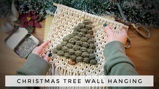 Macrame Christmas Tree Wall Hanging –EASY Pattern!