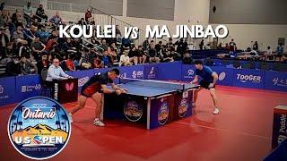 Kou Lei (2842) vs Ma Jinbao (2766) //2022 U.S. OPEN TABLE TENNIS - Men's Singles Semifinal -12-20-22