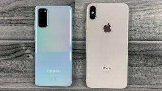 Samsung S20 Vs iPhone Xs Max