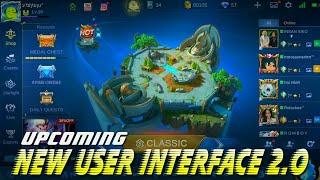 MOBILE LEGENDS NEW UPDATE 2.0 - UPCOMING NEW USER INTERFACE 2.0 - YAHANU GAMER
