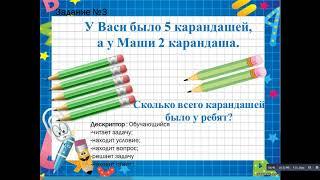 Урок математики. 2 урок. "Задачи о покупках" - 1 класс. Исмаилова Э.Ф.