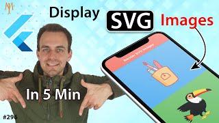 Flutter Tutorial - How To Add SVG Image File | Flutter SVG