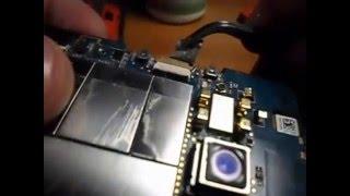 HTC EVO 4G PC36100 Sprint замена тачскрина. Садим тачскрин на скотч. Пятна на дисплее от жидкости