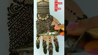 Arabic mehndi for Front hands |Simple Mehndi Design |आसान मेंहदी डिजाइन #shorts #shortvideo