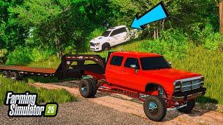 WE FOUND AN OLD ABANDONED TRUCK IN THE FOREST? (RIVERBEND SPRINGS) | FS25