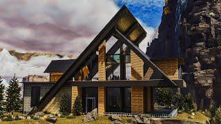  Let's Build a Modern Mountain A-Frame Base in ARK: Survival Ascended!