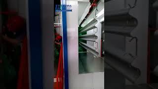 Highway guardrails powder coating automatic plant