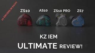 KZ ZS10, ZS10 Pro, AS10 & ZS7 Ultimate Comparison!!