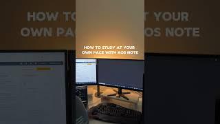 How to study at your own pace with #AOSNOTE #AWSCommunity #DevOps #cloudcomputing