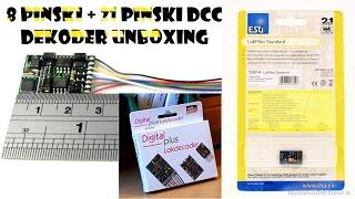 8 pin + 21 pin dcc dekoder UNBOXING (UHD - 4K !)