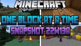 Solo puedes llevar UN BLOQUE | ONE BLOCK AT A TIME  | Snapshot 22w13a