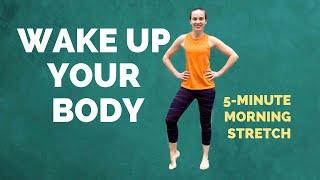 5 Minute MORNING STRETCH – Wake Up and Energize Your Whole Body