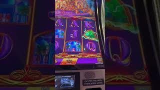Genie delivered with a Mega Bonus on a $2.40 bet!!! #mysteryofthelamp #casino #yaamava
