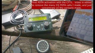 #391: POTA: First POTA activation with the CFT1 5-Band CW transceiver kit