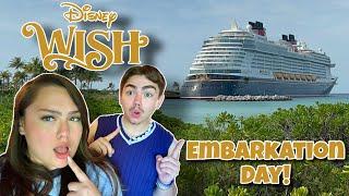 Our Disney Wish Cruise Embarknation Day *1st Cruise EVER* 