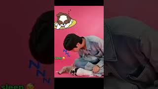 JIN WITH PUPPIES JUST SOO CUTE  #music #song #trending #bts