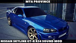 Nissan Skyline GT-R 34 Sound Mod [MTA Province]