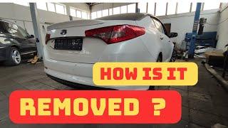 HOW TO Removal Kia Optima 2015 REAR Bumper?