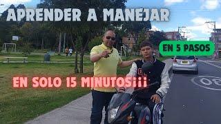 Como aprender a MANEJAR MOTO en 15 minutos. DESDE CERO¡¡
