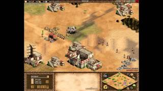 Age of Empires II - Online Commentary Battle - Arabia - JorDan_23 (Per) vs. RiuT (Per) (1/2)