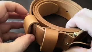 Ремень из кожи DIY. Ручная работа. Don Monedero. Leather strap