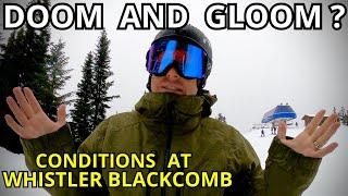 Not A Total Loss?!? Whistler Mountain Snow Conditions