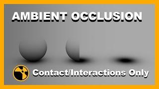 Render ONLY Contact and Interactions Ambient Occlusion Pass in Nuke