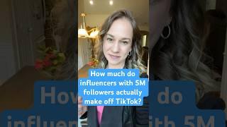 How much money does someone with millions of followers make on TikTok? #contentcreator #influencers