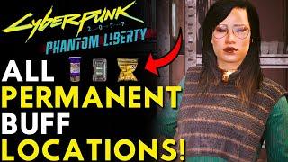 All Permanent Buffs In Cyberpunk 2077 Phantom Liberty! | All Iconic Food Items (Locations & Guide)