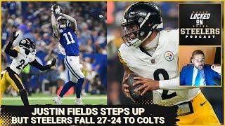 Steelers Mistakes Cost Comeback, Lose 27-24 to Colts | Justin Fields Steps Up, Will Offense Open Up?