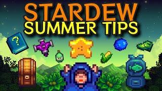 14 Summer Tips & Tricks for Stardew Valley (1.6)