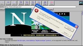 The (Unstable) Death of Netscape | A Failure to Develop | History in the Dark